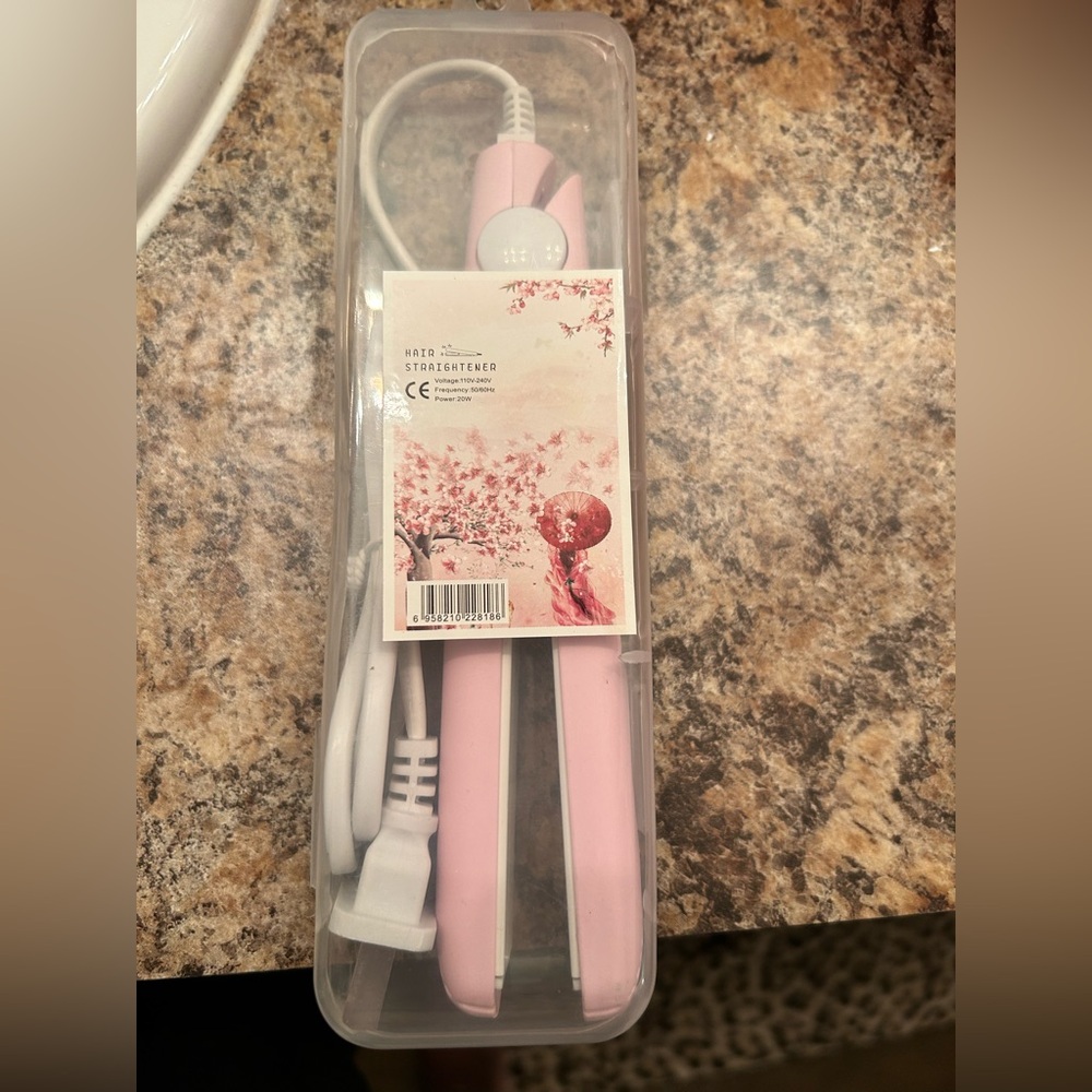 Pink Hair Straightener